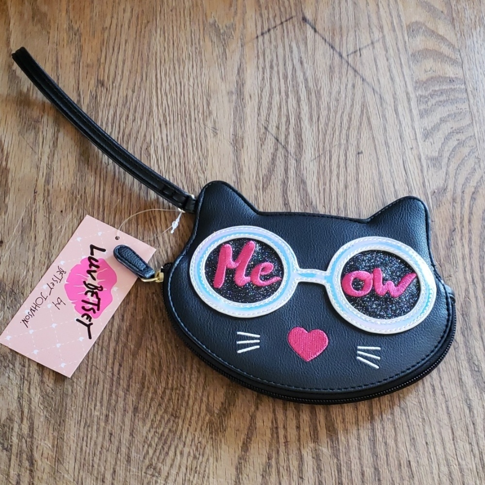 Betsey Johnson coin purse/ wristlet